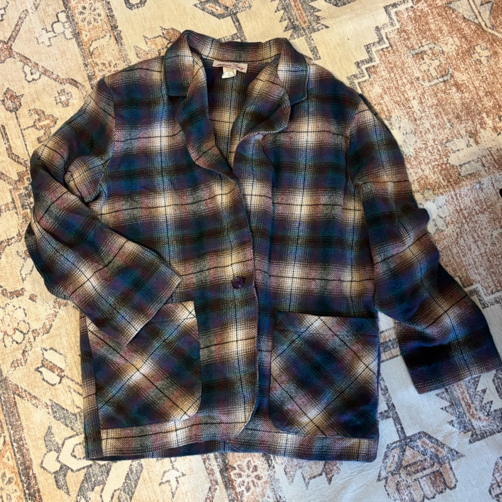 Vintage plaid jacket